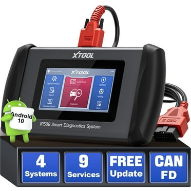 XTOOL InPlus IP508 OBD2 Scanner for Cars and Trucks, Engine ABS SRS Transmission Code Reader 9 Reset Functions