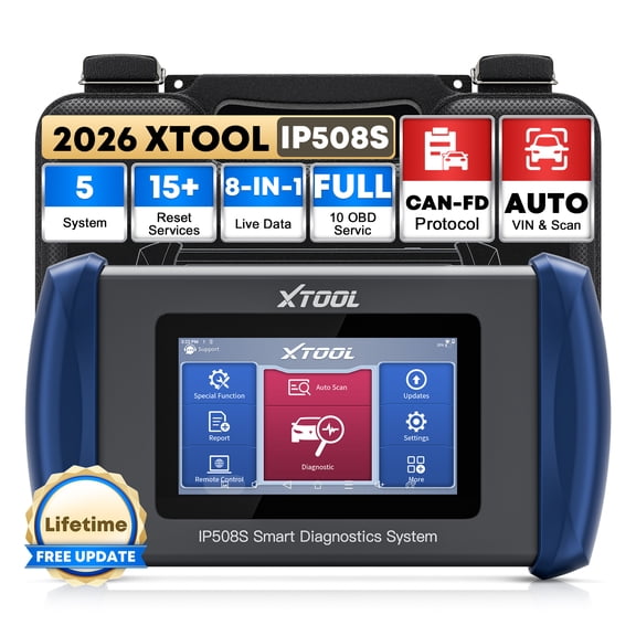 OBD2 Scanner Diagnostic Tool XTOOL IP508S Code Reader for Cars & Trucks with 15 Resets, Crank Sensor Relearn, ABS Bleed, CAN FD for GM, Free Update