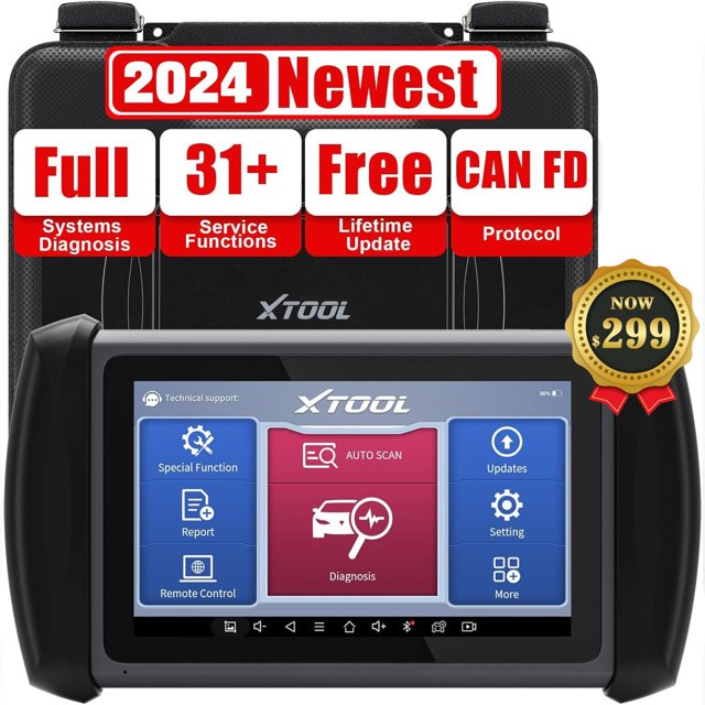 XTOOL InPlus IP616 Diagnostic Scan Tool, Full System Auto Car Scanner