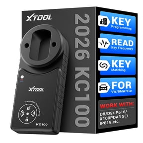 XTOOL KC100 Automotive Key Fob Programmer Tool for Toyota for Lexus Works with D7 D8S X100PADS D9S PRO IP616 OBD2 Scanner