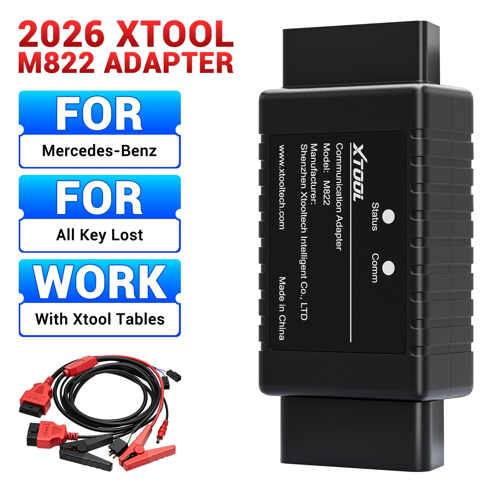 XTOOL M822 Automotive Key Programmer for Mercedes-Benz All Key