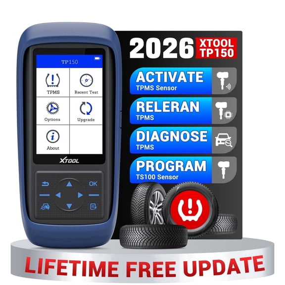 XTOOL TP150 TPMS Pr0gramming Tool Universal TPMS Relearn Reset Activate Tool 315/433MHz Tire Sensor Programmer for XTOOL TS100 Only