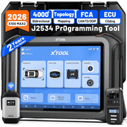 XTOOL X100 MAX2 + KC501 Key Fob Programmer OBD2 Scanner, Bi-Directional Scan Tool, ECU cod-ing & J2534 Pr0gramming, 42+ Resets, Topology Mapping