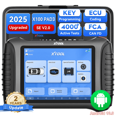 XTOOL X100PAD3 SE Key Fob Programmer All System OBD2 Scanner Diagnostic Tool 38 Services OE-Level IMMO 2-Year Free Update