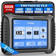 XTOOL X100PAD3 SE V2.0 Key Fob Programmer All System OBD2 Scanner Bi-Directional Scan Tool 38 Services IMMO 2-Year Free Update