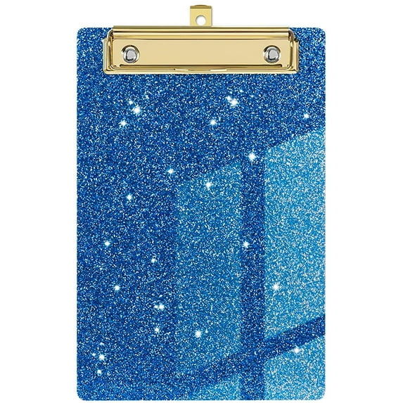 XTORKIT Glitter Clipboard,Clip Board,Fashion Glitter Clip Board with Low Profile Gold Clip,Designed for Classroom School and Office Use,A4 Letter Size 9 X 12.5,Office Supplies,Green