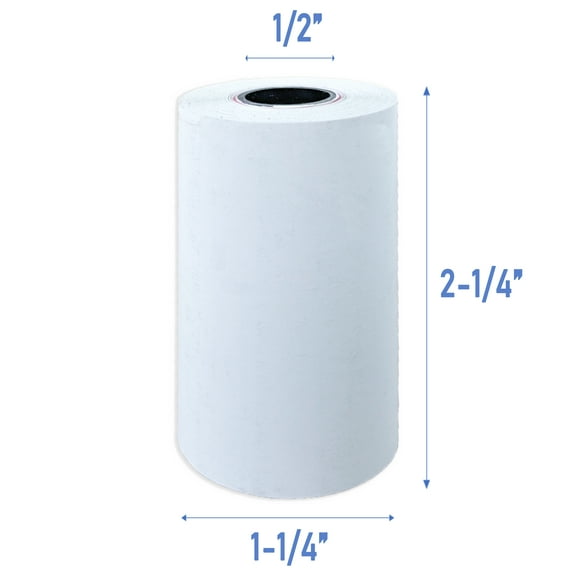XTP Thermal Paper Rolls BPA Free 2 1/4" x 50' POS Cash Register Receipt Paper Roll White 10 Count