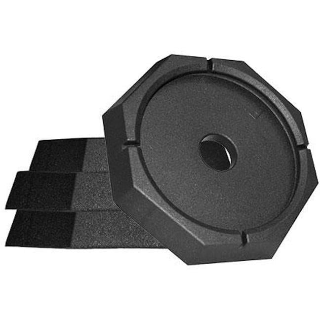 XTR12SP4 9 in. Round Xtra XL Plus Permanently RV Leveling Jack Pad ...