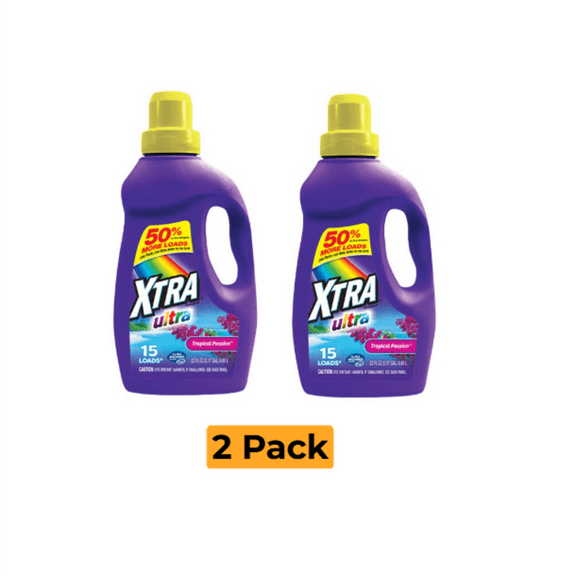 XTRA Ultra 22 oz. Tropical Passion Liquid Laundry Detergent - 2 Pack