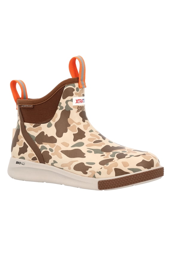 Adult Female ADB Sport 6in Duck Camo Ankle Deck Boots, Size: 5 (XADSWDCM-5)