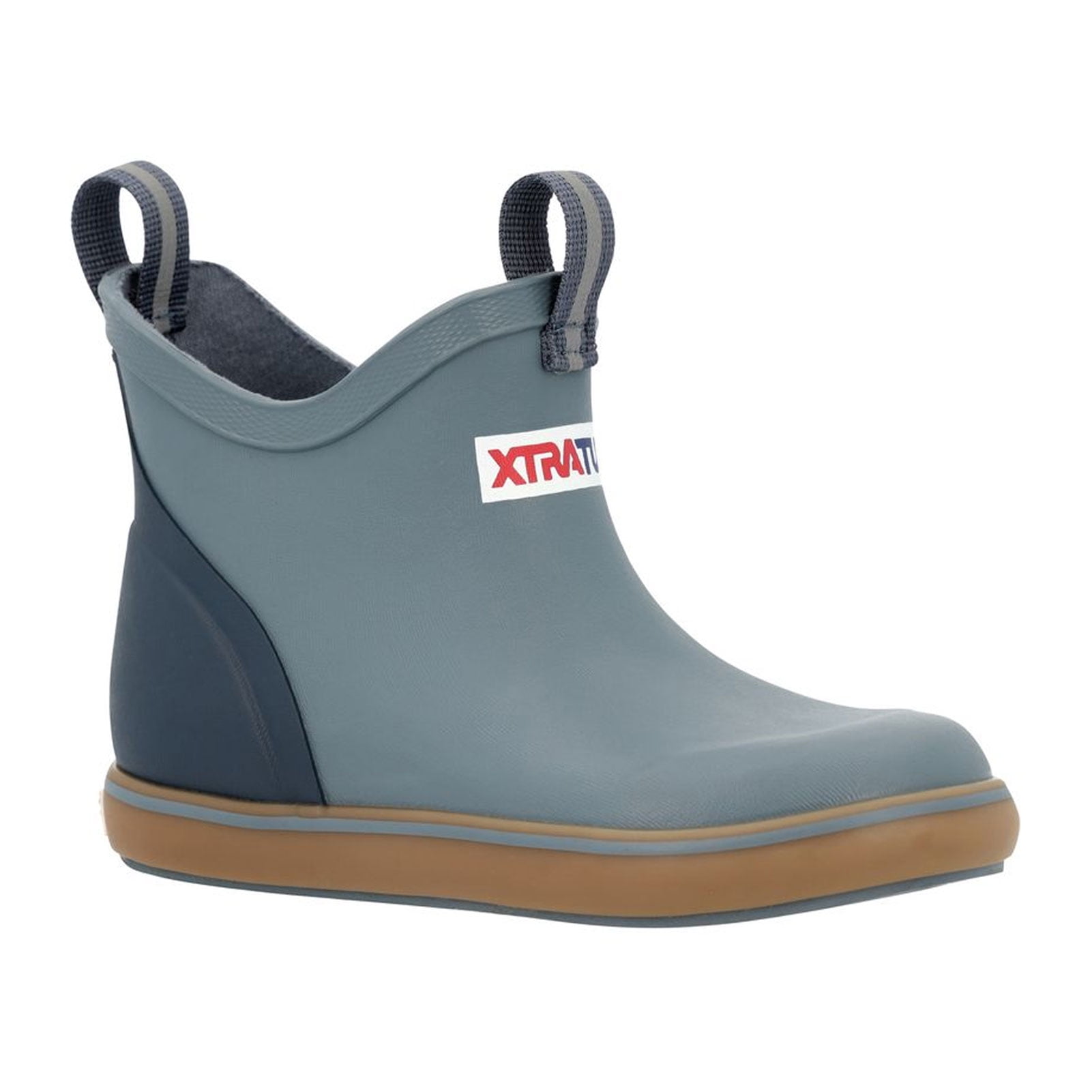 XTRATUF Little Kids 4in ADB Stormy Blue Ankle Deck Boots, Size: 12