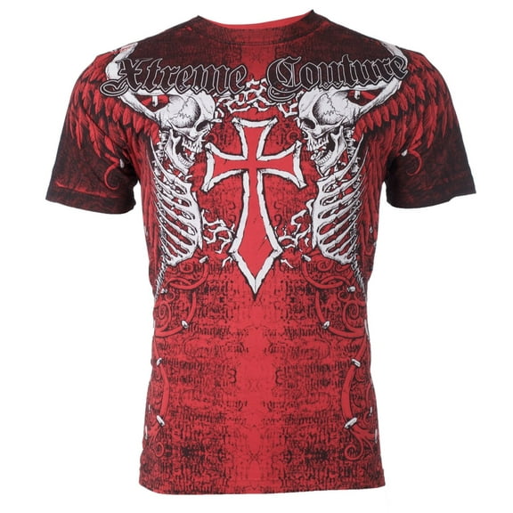 XTREME COUTURE Men's Short Sleeve AFTERSHOCK Crewneck T-Shirt