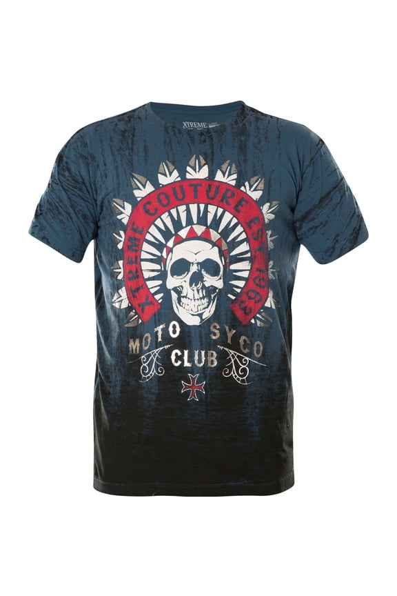 Men's Short Sleeve CHIEF MOTOR CLUB Crewneck T-Shirt