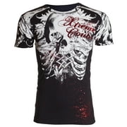 XTREME COUTURE Mens Short Sleeve PERSIMMON Crewneck T-Shirt