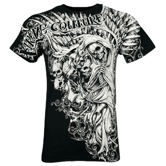 XTREME COUTURE by AFFLICTION Men T-Shirt NEMESIS Skulls Biker MMA S-2X