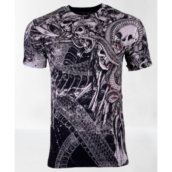 XTREME COUTURE by AFFLICTION Men's T-Shirt ASHES & DUST Biker MMA