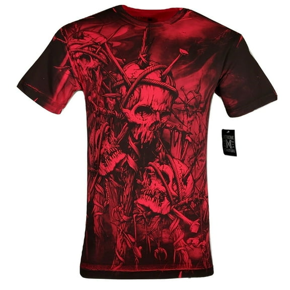 XTREME COUTURE by AFFLICTION Men's T-Shirt HEADHUNTER Tattoo Biker MMA S-5X