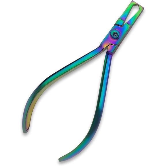 XTRM CRAFT Bracket Removing Pliers Rainbow - Efficient DIY Tool Kit for Durable Stainless Steel Bracket Remover for DIY Enthusiasts and Crafters (Bracket Removing Pliers)