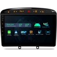 XTRONS Android 13 Car Stereo for Peugeot 308 408, 9 Inch IPS Touch