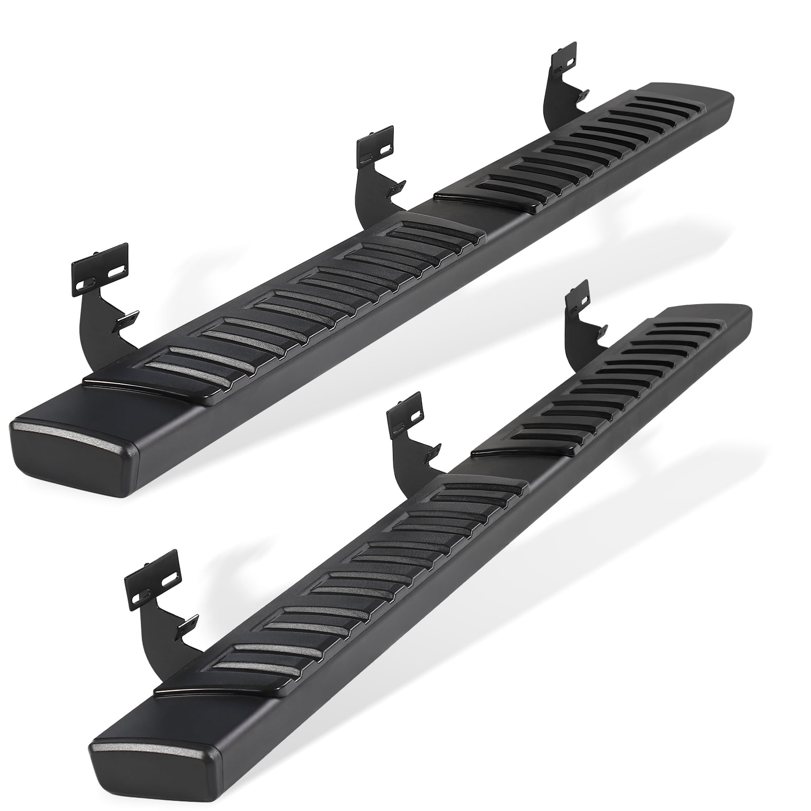 XTWEEX 6" Crew Cab Running Boards for 2009-2018 Dodge Ram 1500 2019-2023 Ram 1500 Classic | 2010-2023 Ram 2500 3500 Black Aluminum Alloy Side Step Nerf Bar
