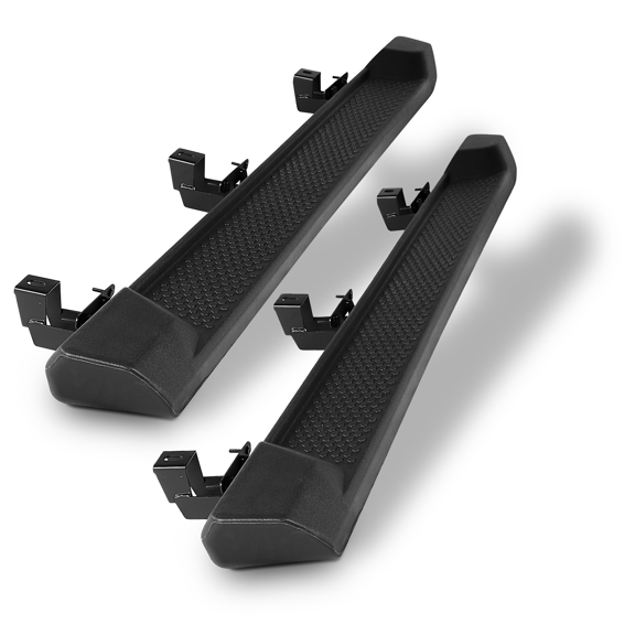 XTWEEX 6" Running Boards for 2018-2023 4-Doors Jeep Wrangler JL Black Side Step Nerf Bar