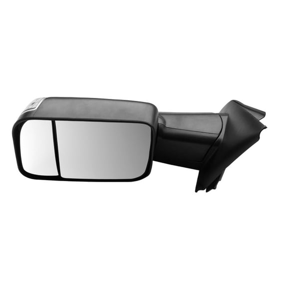 XTWEEX Towing Mirrors Compatible with Dodge Ram 2002-2008 Manual Black with Signal Light Pair Set