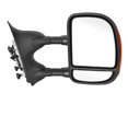 thumbnail image 1 of XTWEEX Towing Mirrors Fit 1999-2007 F-250 F-350 F-450 F-550 Super Duty, Manual,WO Heated,W/Amber Signal,Black (Pair Set), 1 of 8