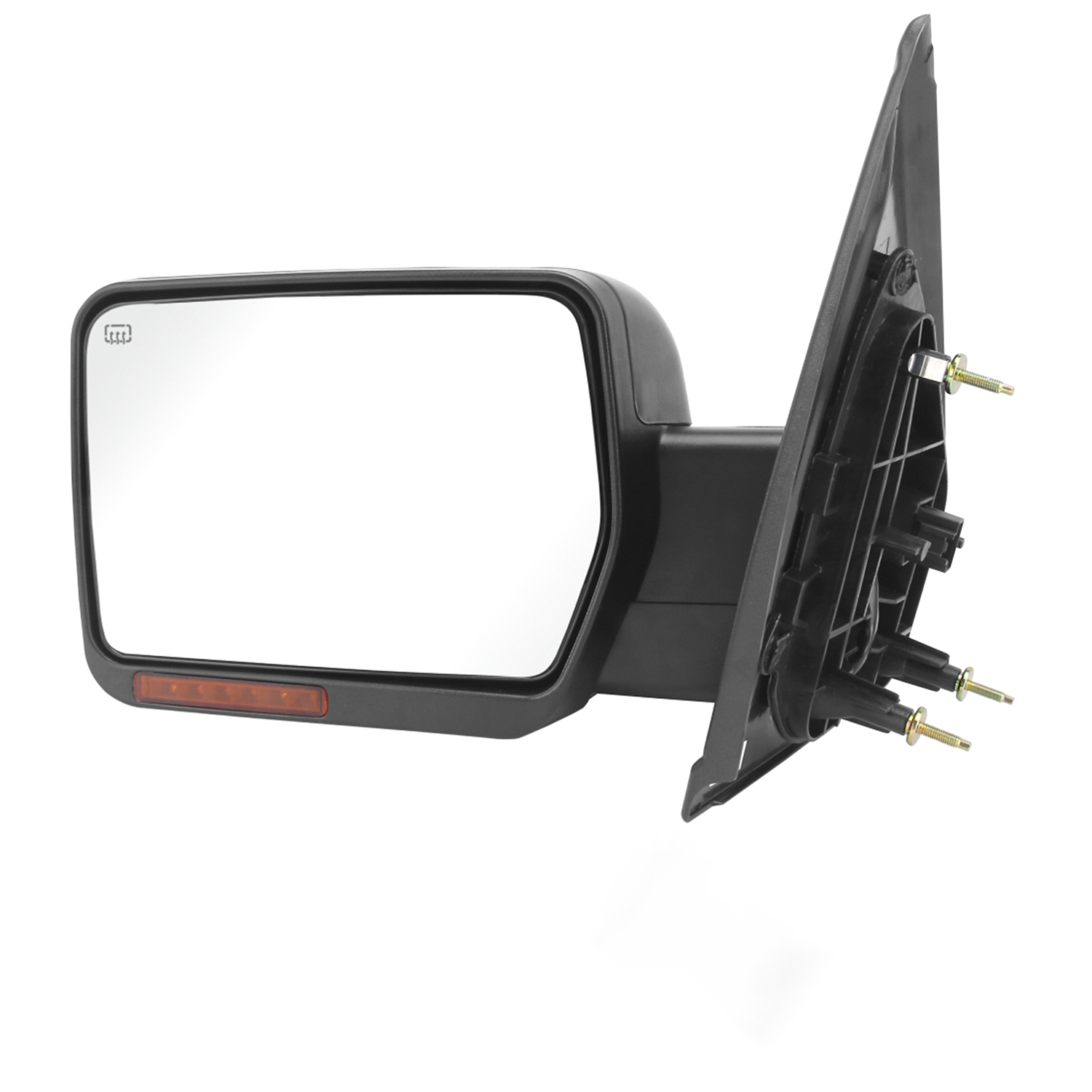 88205 Fit System Driver Side Nonheated Mirror Glass w/ backing plate