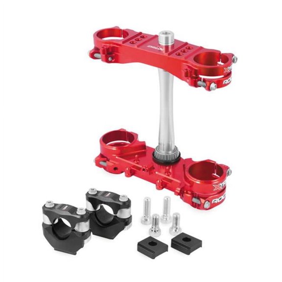 XTrig 501330101201 Rocs Tech Triple Clamps for 2018-2020 Honda CRF250R , Red