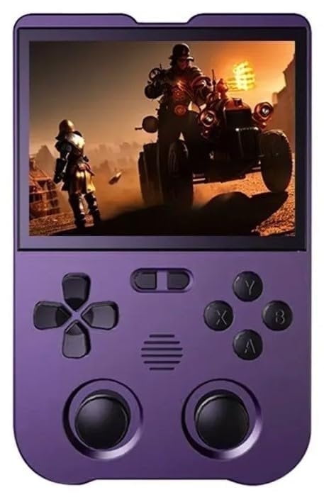 XU10 Handheld Game Machine Portable Retro Nostalgic Arcade Open Source PSP Analog Game Machine Handle (Purple)