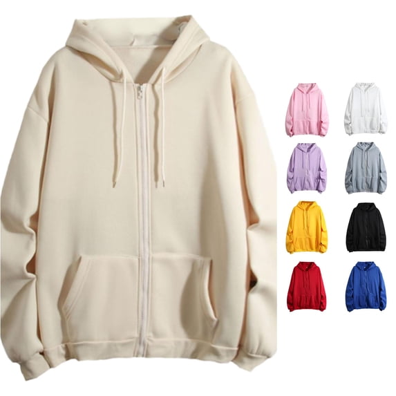 XUANTAOO Pullover Sweatshirts for Women Long Sleeve Tops Basic Sweater Loose Spring Fall Hoodie Women