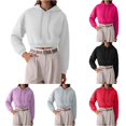 thumbnail image 1 of XUANTAOO Pullover Sweatshirts for Women Long Sleeve Tops Loose Fit Vintage Spring Fall Womens Clothes, 1 of 9