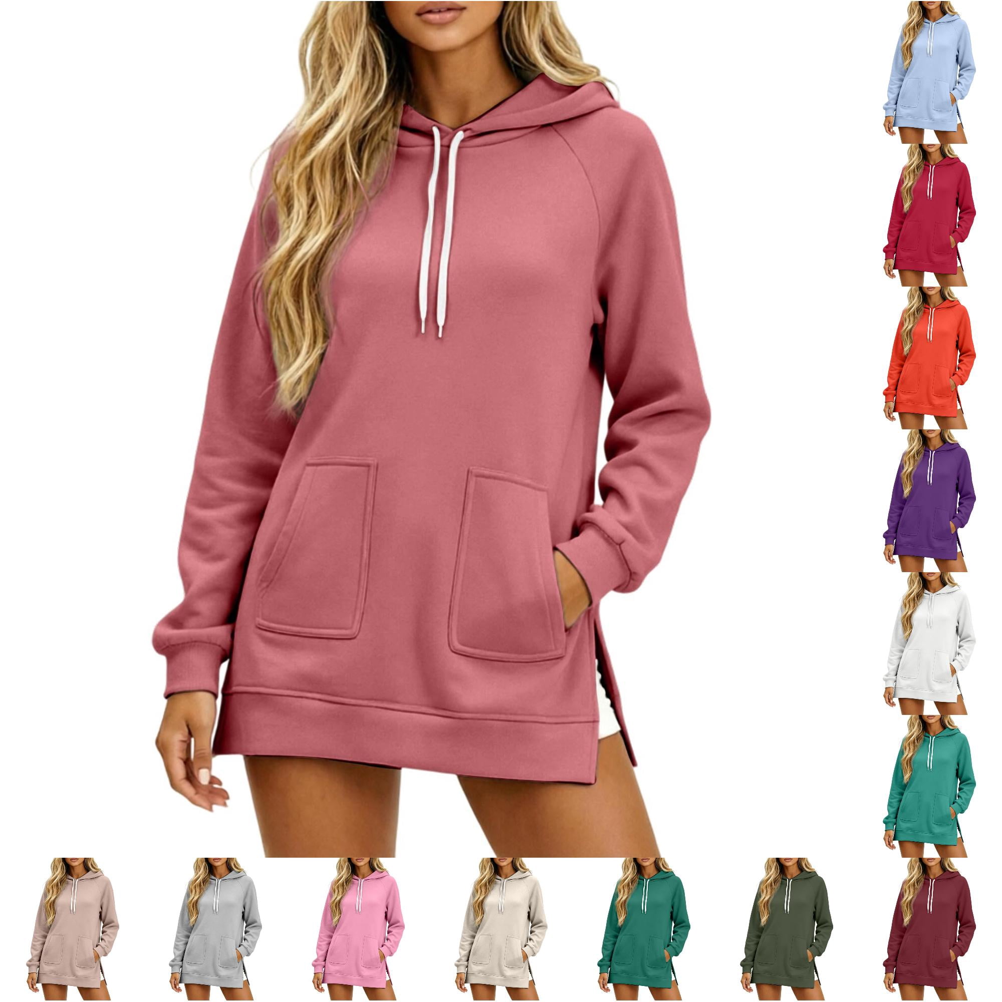 Spring Training Workouts XUANTAOO Women's Fashion Hoodies & Sweatshirts Hooded Workout Jacket ...
