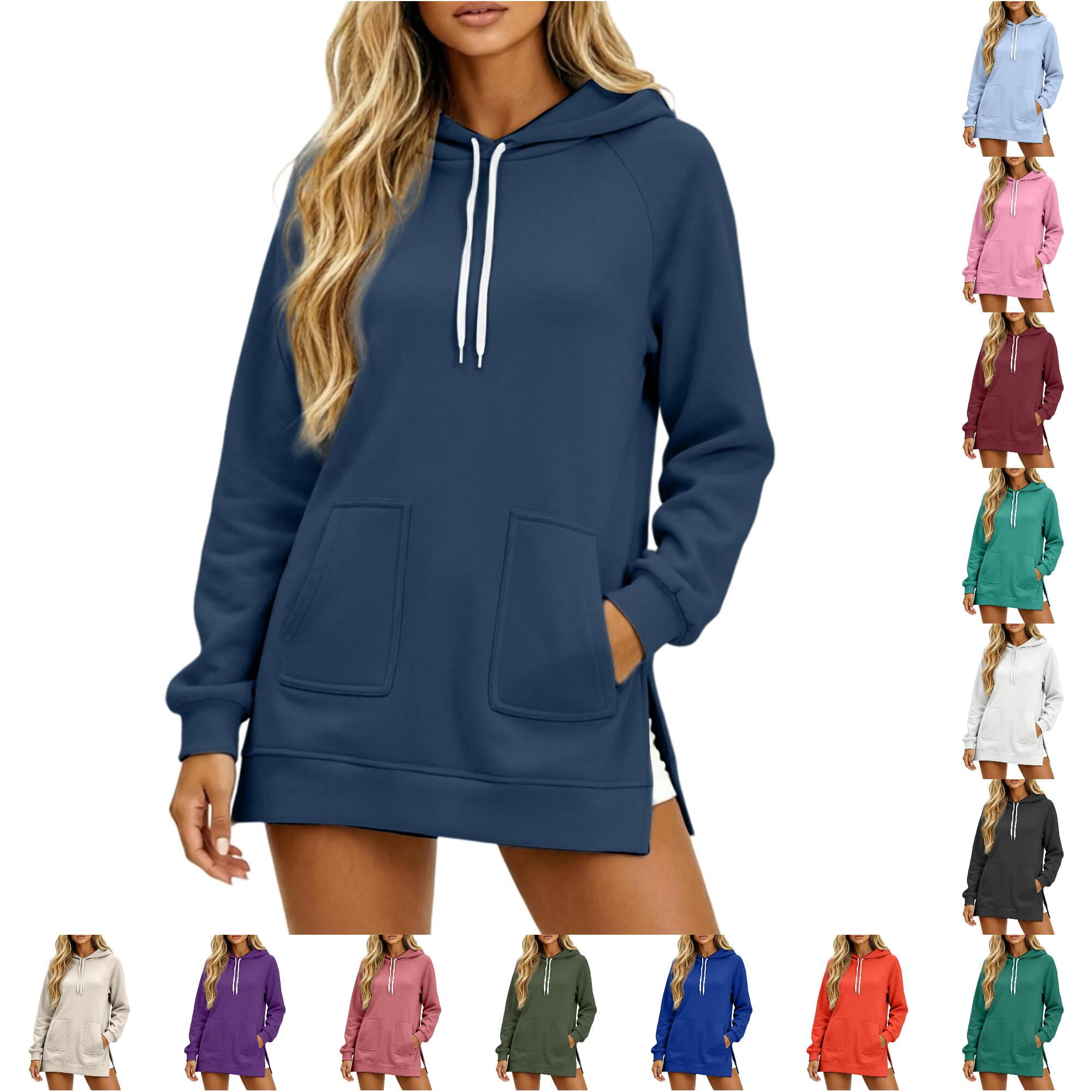 Spring Training Workouts XUANTAOO Women's Fashion Hoodies & Sweatshirts Hooded Workout Jacket ...