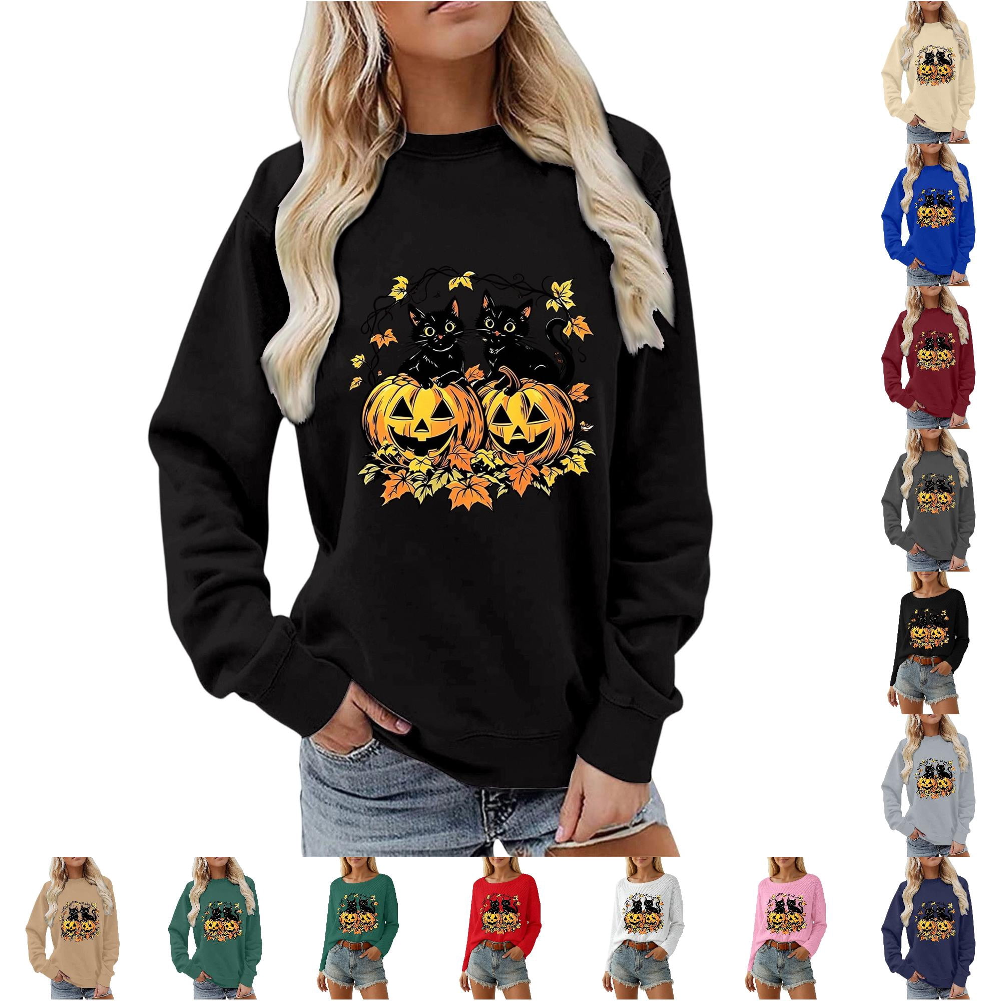 XUANTAOO Women's Hoodies Sweatshirts Long Sleeve Coats Baggy Relaxed ...