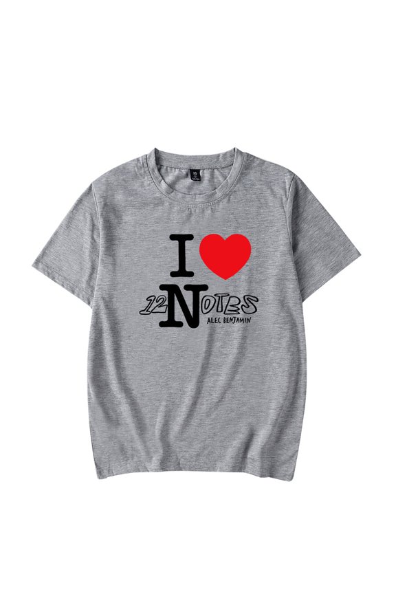 XUANXIAOJIANG Alec Benjamin T-shirt Unisex Oversized Round Neck T-Shirt | Breathable Short Sleeve Tee | Soft Comfort Fit | Easy Care Daily Wear | Free Shipping