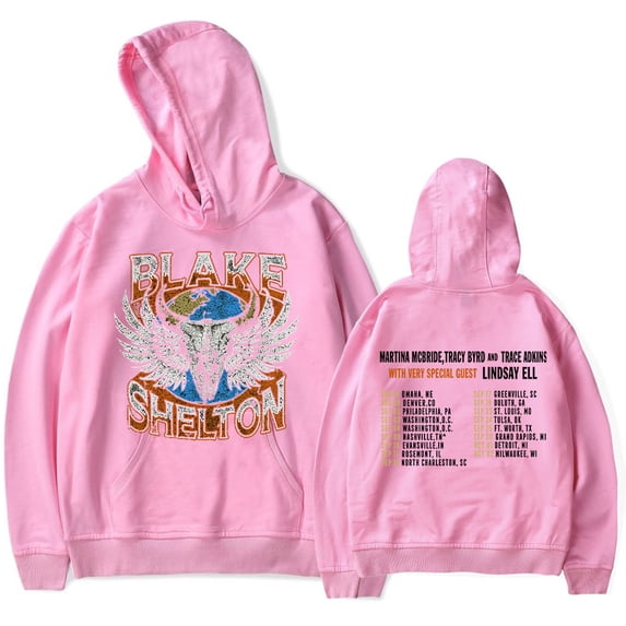 XUANXIAOJIANG Blake Shelton Merch hoodie Unisex retro fashion long sleeved hooded sweatshirt sportswear