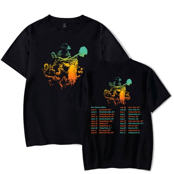 XUANXIAOJIANG Chris Stapleton T-shirt short sleeved unisex fashion trend summer loose T-shirt top