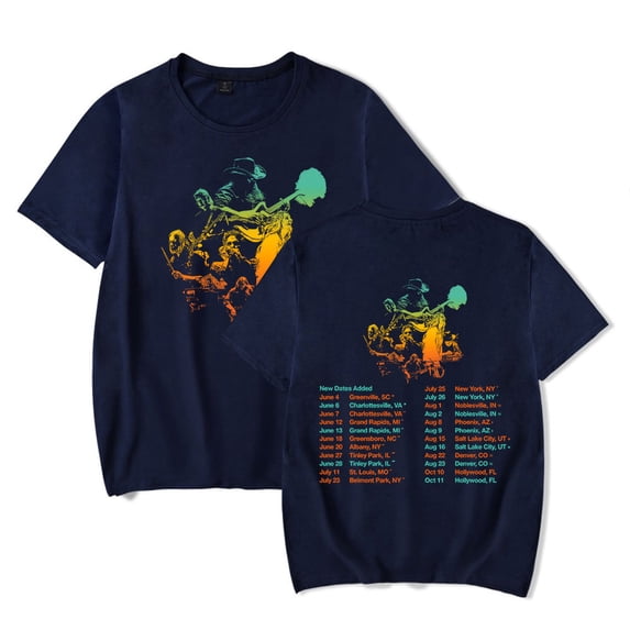 XUANXIAOJIANG Chris Stapleton T-shirt short sleeved unisex fashion trend summer loose T-shirt top