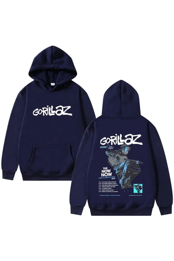 XUANXIAOJIANG Gorillaz Merch Hoodie Oversized Hoodie for Men/Women - Long Sleeves, Casual & Fashionable, Comfortable Fit, Daily Wea