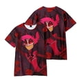 thumbnail image 1 of XUANXIAOJIANG Hazbin Hotel Alastor Merch T-shirt Unisex Cotton Short Sleeved Shirt- Comfortable Casual Wear for Everyday Fashion, 1 of 2