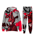 thumbnail image 1 of XUANXIAOJIANG Hazbin Hotel Hoodie Comfortable Streetwear Hoodie Pants Bundle - Modern Casual Outfit for All Seasons, 1 of 2