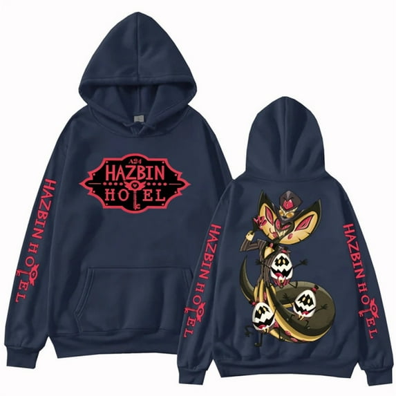 XUANXIAOJIANG Hazbin Hotel Sir Pentious Hoodie Oversized Hoodie for Men/Women - Long Sleeves, Casual & Fashionable, Comfortable Fit, Daily Wea