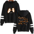 thumbnail image 1 of XUANXIAOJIANG Iván Cornejo Double bar sleeve pocket casual men's and women's long sleeved hooded sweatshirt, 1 of 2