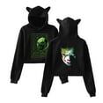 thumbnail image 1 of XUANXIAOJIANG Welcome to Derry Cat ear hoodie fashion trend women's short hoodie sportswear, 1 of 2