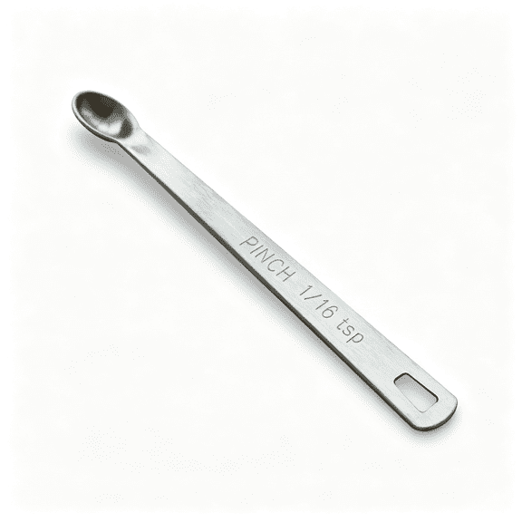 XUBIYM 1Pcs 1/16 Teaspoon(1/16Tsp,0.31Ml,P") Single Tiny Measuring Spoon,Small Individual Stainless Steel Measure Spoons Only Durable 1/16 Teaspoon Measuring Spoon