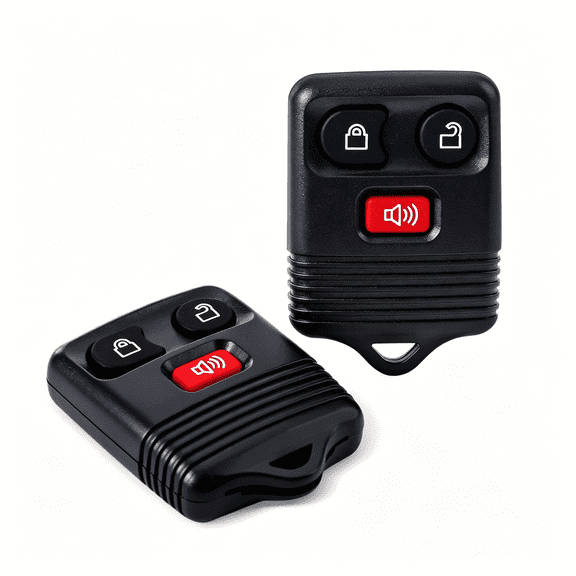 XUBIYM 2 Packs F150 Key Fob 3 Button Replacement Keyless Entry Remote Compatible with F150 F250 F350 Escape Expedition Explorer Ranger Mazda Mercury Lincoln Cwtwb1U331 Cwtwb1U345