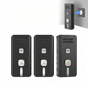 XUBIYM 2 Way Intercom for Home 2026 ,Portable Wireless Intercom System for House with 5 Level Volume and Ringtones Adjustment Rechargeable for Hospital Hotel Office Business 3 PackBlack