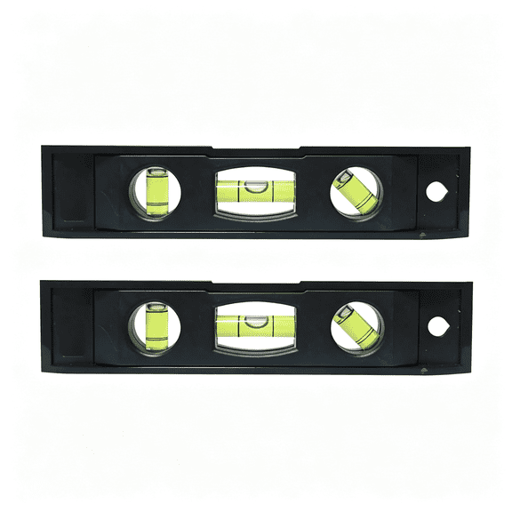 XUBIYM 2Pcs 6" Torpedo Level Magnetic Box Level with 180 90 45 Degree Bubble Level,Multi-Angle Torpedo Level