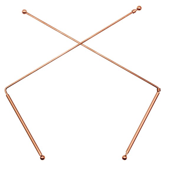 XUBIYM 2X 99.9% Copper Dowsing Rod-Divining Rods with Box,Ghost Hunting,Water Divining,Spirit Hunting,Detect Gold,Yes No Questions Etc High Purity Dowsing Rods